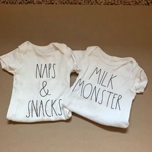 2 Rae Dunn onesies